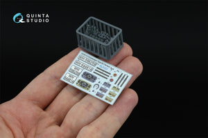 Quinta Studio QD+35141 Kubelwagen Type 82 3D-Printed &amp;amp; coloured Interior on decal paper (Tamiya) (with 3D-printed resin parts) 1/35 – Bild 5