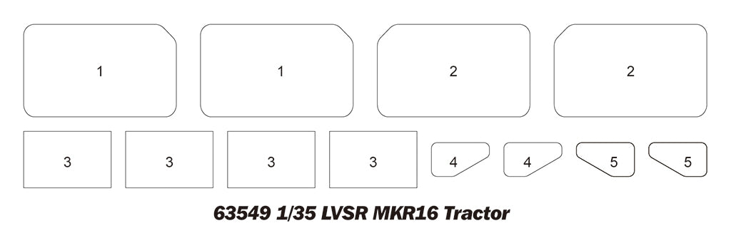 I Love Kit 63549 LVSR MKR16 Tractor 1/35 – immagine 5