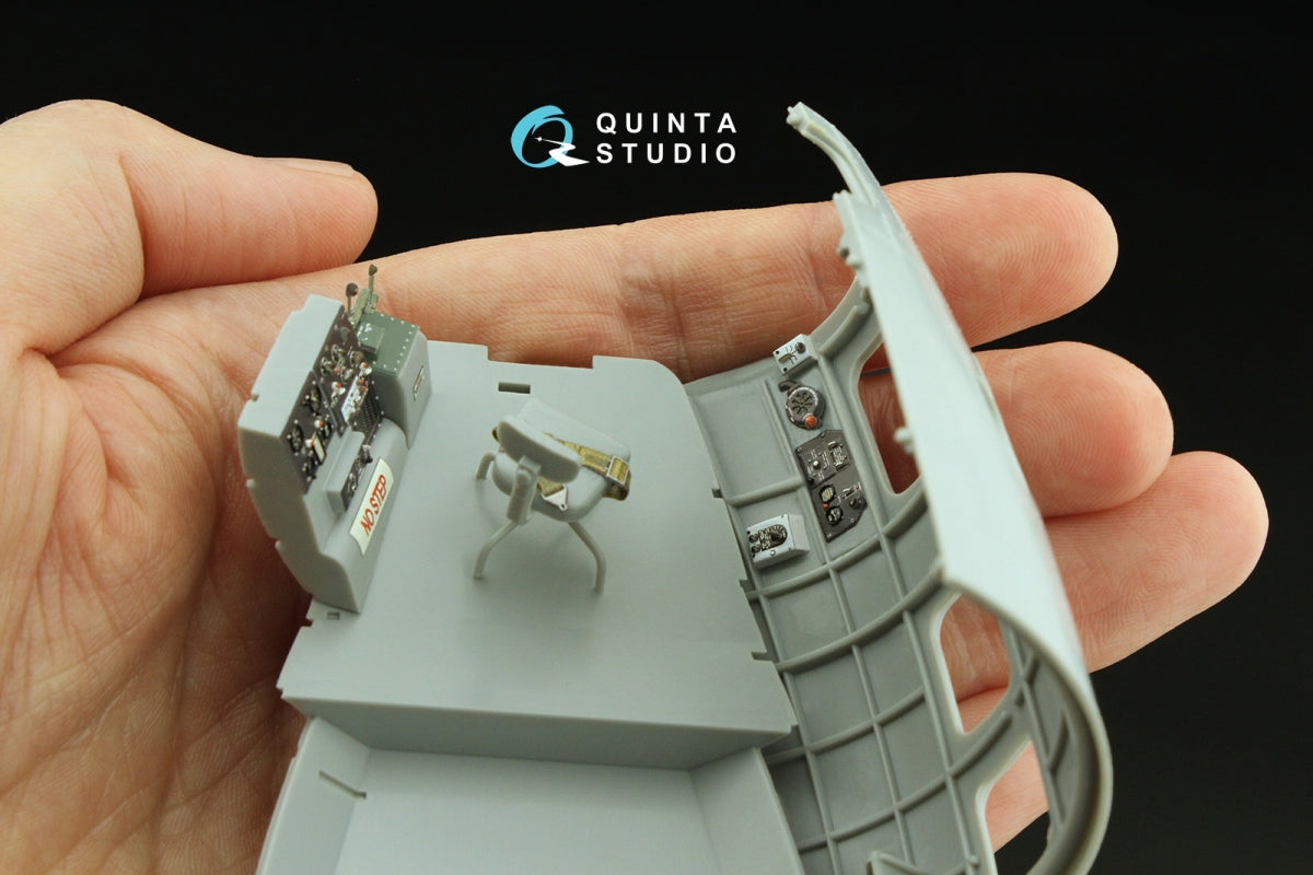 Quinta Studio QD32236 Boeing B-17E/F Navigator, bombardier, waist and tail gunners compartments. 3D-Printed coloured Interior (HK models) 1/32 – Bild 9