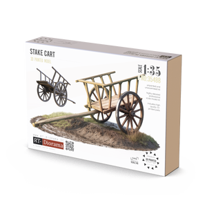 RT-Diorama 35488 Stake Cart SHQ - 3D Printed Model 1/35
