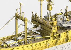 Pontos 25001R1 SOYA Antarctica Observation Ship 3rd. Corps 1/250 – zdjęcie 7