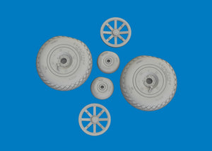 Eduard 6481057 P-40E wheels diamond tread Eduard 1/48 – immagine 4