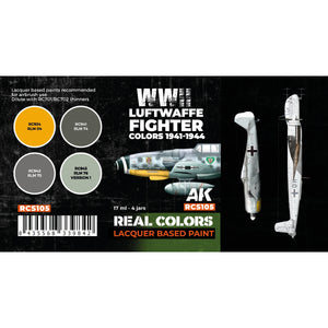 AK Interactive RCS105 Luftwaffe Fighter Colors 1941-1944 4x17ml – Bild 2