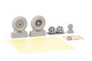 Eduard 624004 Spitfire Mk. IX wheels 5spoke AIRFIX 1/24 – imagen 4