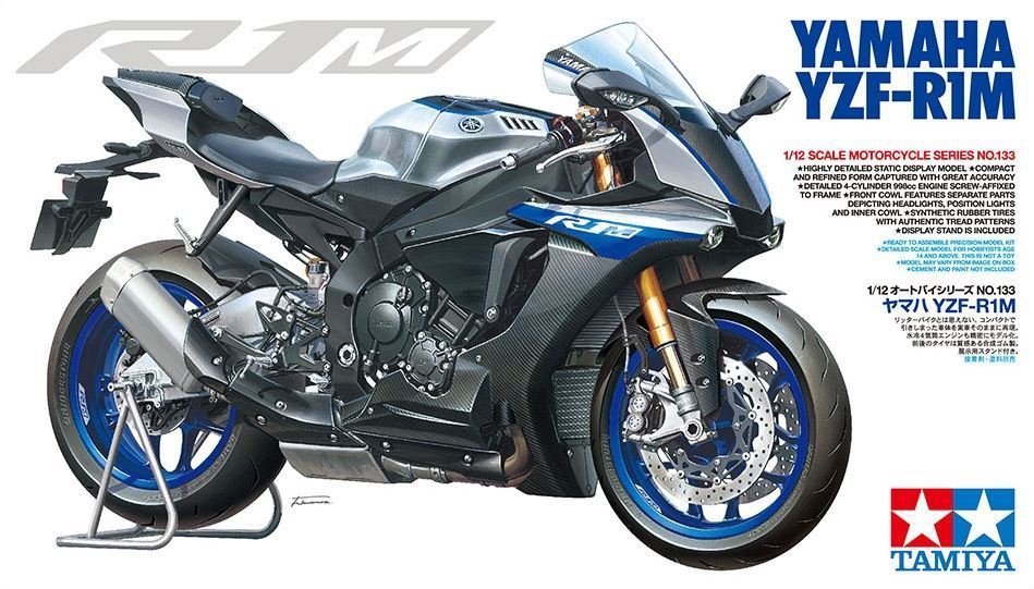 Tamiya 14133 Yamaha YZF-R1M 1/12