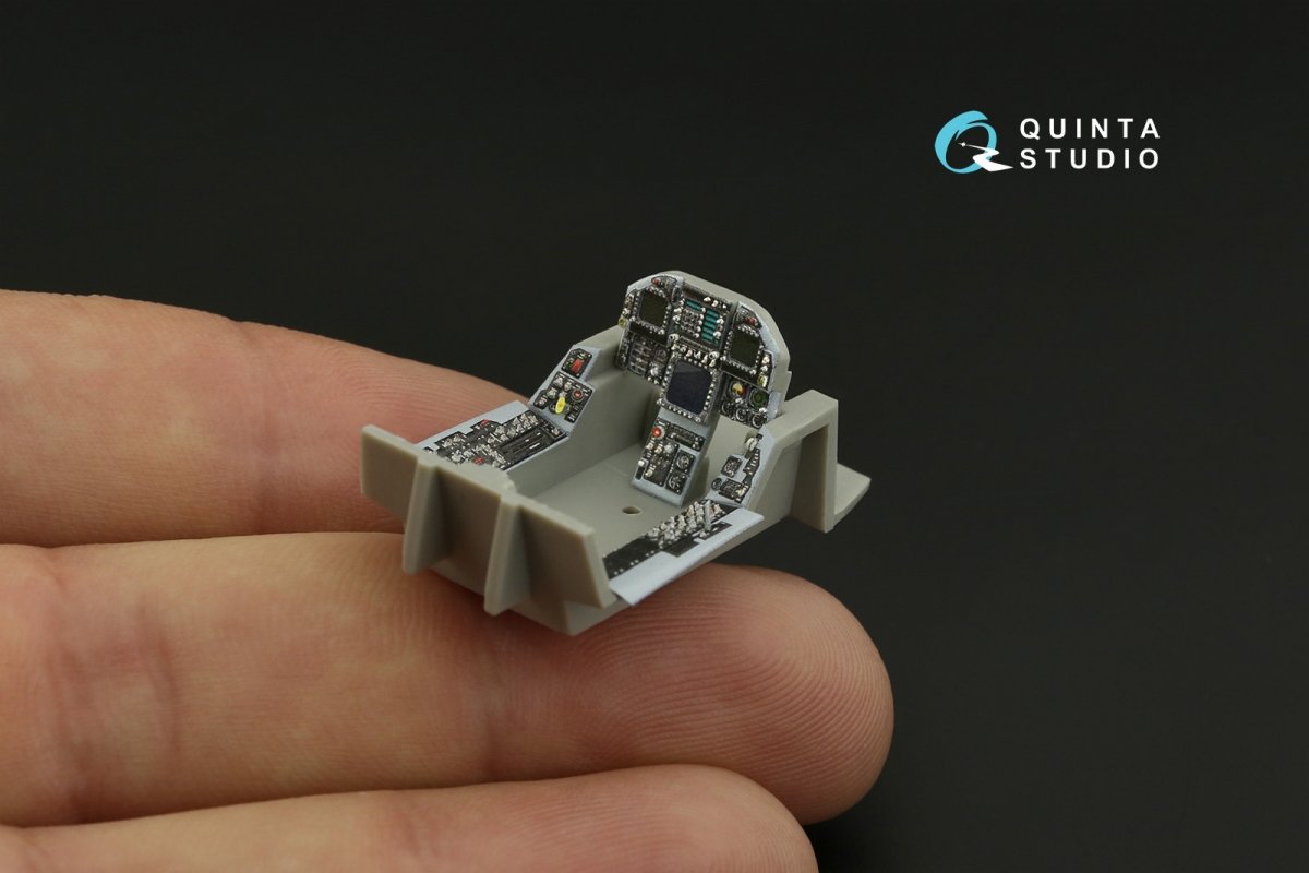 Quinta Studio QDS-48277 F/A-18А 3D-Printed &amp;amp; coloured Interior on decal paper (HobbyBoss)(Small version) 1/48 – Bild 11