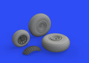 Eduard 632149 B-24 wheels (9spoke front wheel) 1/32 HOBBY BOSS – Bild 2