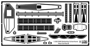 MK1 Design MS-20020 DKM Battleship SCHARNHORST RADAR &amp;amp; MAST PARTS for Trumpeter 1/200 – Bild 6