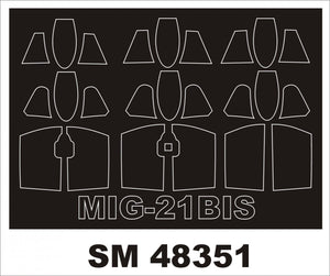 Montex SM48351 MiG-21 Bis EDUARD