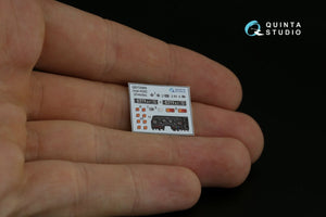 Quinta Studio QD72069 Ural-4320 3D-Printed &amp;amp; coloured Interior on decal paper (Zvezda) 1/72 – Bild 5