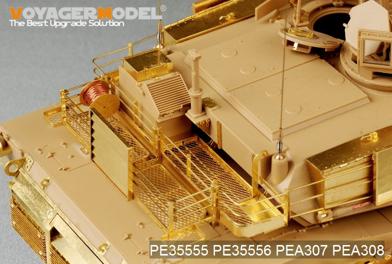 Voyager Model PEA307 Modern US ArmyM1A2 TUSK II stowage bin/baskets/CIP (For TAMIYA 35326) 1/35 – Bild 3