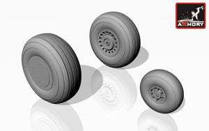 Armory Models AW48306 A-20A Boston wheels, early 1/48 – zdjęcie 2