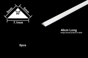 Tamiya 70118 Poutre triangulaire en plastique 5 mm - Lot