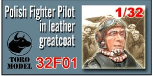 ToRo Model 32F01 Wrzesień 1939 - Pilot w Płaszczu Skórzanym / Polish Fighter Pilot in leather greatcoat 1/32 – immagine 2