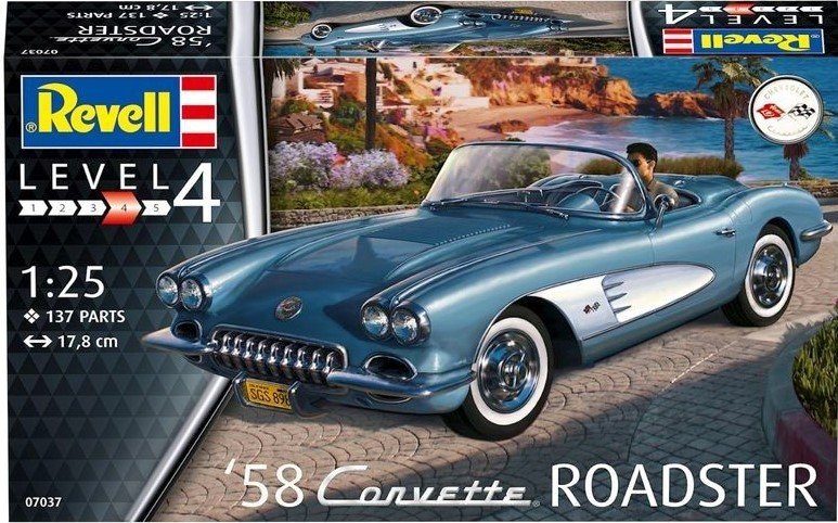 Revell 07037 '58 Corvette Roadster 1/25