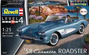 Revell 07037 &amp;#39;58 Corvette Roadster 1/25