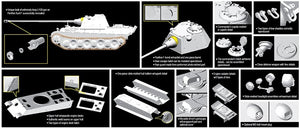 Dragon 6799 Panther Ausf.F w/7.5cm KwK42 L/100 1/35 – zdjęcie 3