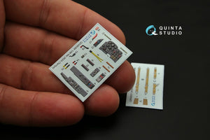 Quinta Studio QD48088 Me-262A 3D-Printed &amp;amp; coloured Interior on decal paper (for Tamiya kit) 1/48 – zdjęcie 3