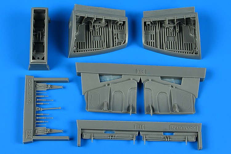 Aires 4879 SAAB J 29 Tunnan wheel bay for Hobby Boss 1/48