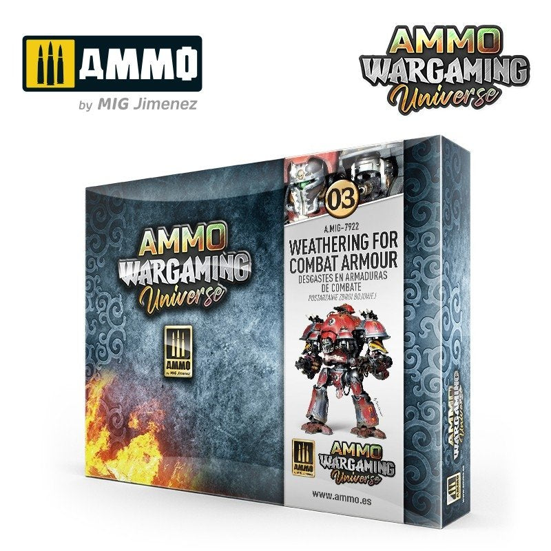 MUNITIONS de Mig Jimenez 7922 AMMO WARGAMING UNIVERSE 03 - Weathering Combat Armor