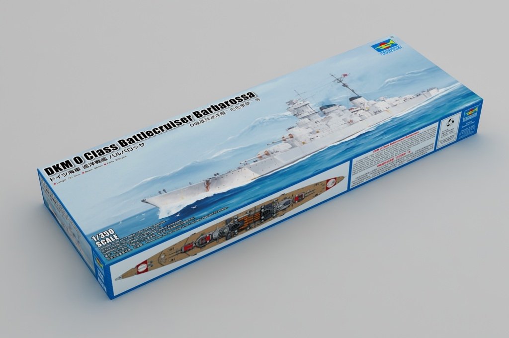 Trumpeter 05370 DKM O Class Battlecruiser Barbarossa 1/350 – zdjęcie 2