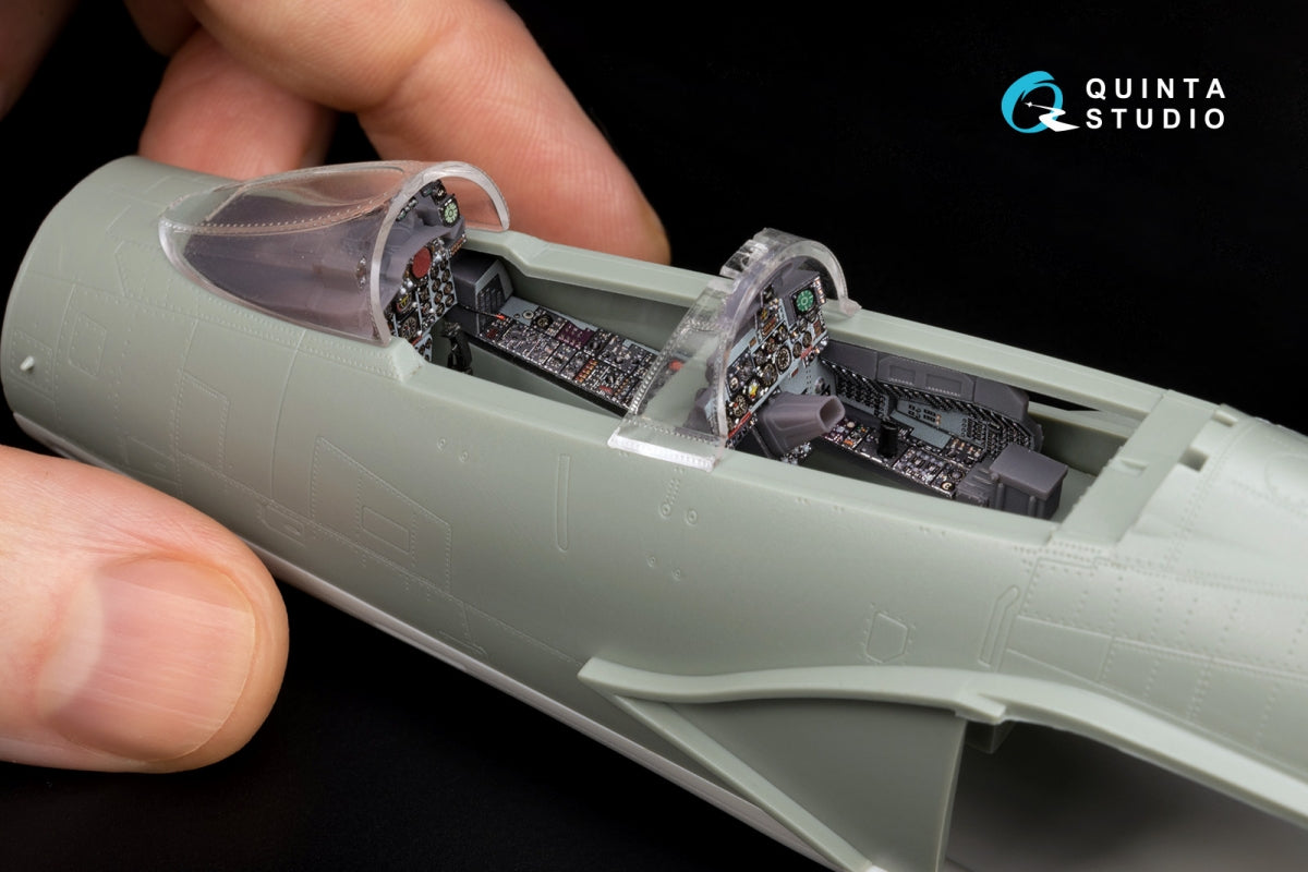 Quinta Studio QDS+48495 F-4D late Phantom II 3D-Printed &amp;amp; coloured Interior on decal paper (Academy) (Small version) (with 3D-printed resin parts) 1/48 – Bild 10