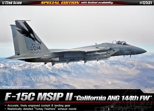 Academy 12531 F15 MSIP II Californie ANG 144th FW 1/72 