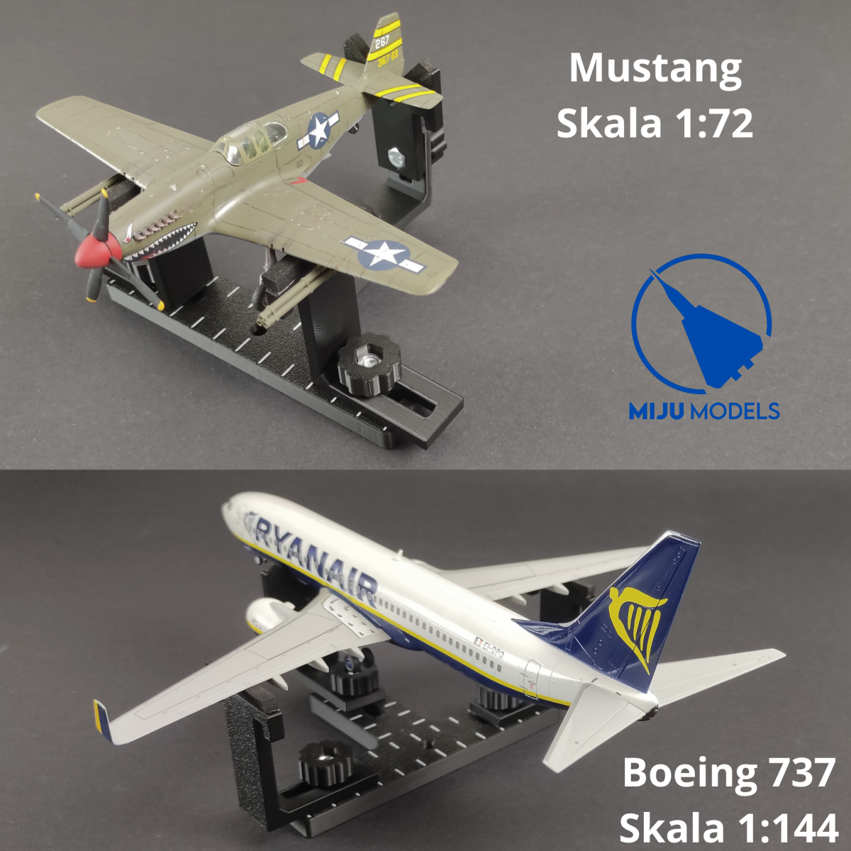 Miju Models JIG-AIR-SMALL-STANDARD Mały statyw lotniczy / Small aircraft tripod