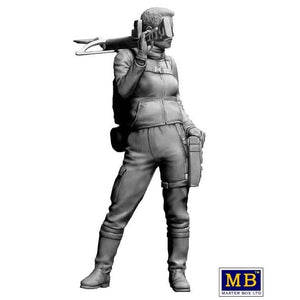 Master Box 35214 Pоst-apocalyptic fiction. Desert Battle Series. Skull Clan - Long distance raid. Kit No.2 A new leader. Hanna 1/35 – Bild 4