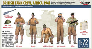 Mirage Hobby 720007 Équipage de char britannique, Afrique 1941 1/72 – image 3