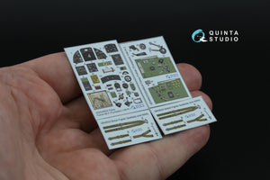 Quinta Studio QD48534 Fairey Fulmar Mk.II 3D-Printed &amp;amp; coloured Interior on decal paper (Trumpeter) 1/48 – immagine 3