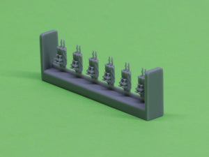 Master SM-350-092 USN 40 mm/56 Bofors twin mount ver.2 / with Mk-51 director - (resin, PE and turned parts) - (6pcs) 1/350 – Bild 4