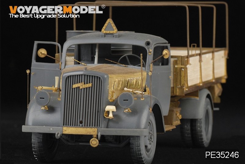 Voyager Model PE35246 WWII German Opel Blitz 3t. 4x2 Cargo Truck /Shallow Cargo Bay (For TAMIYA 35291) 1/35 – imagen 3