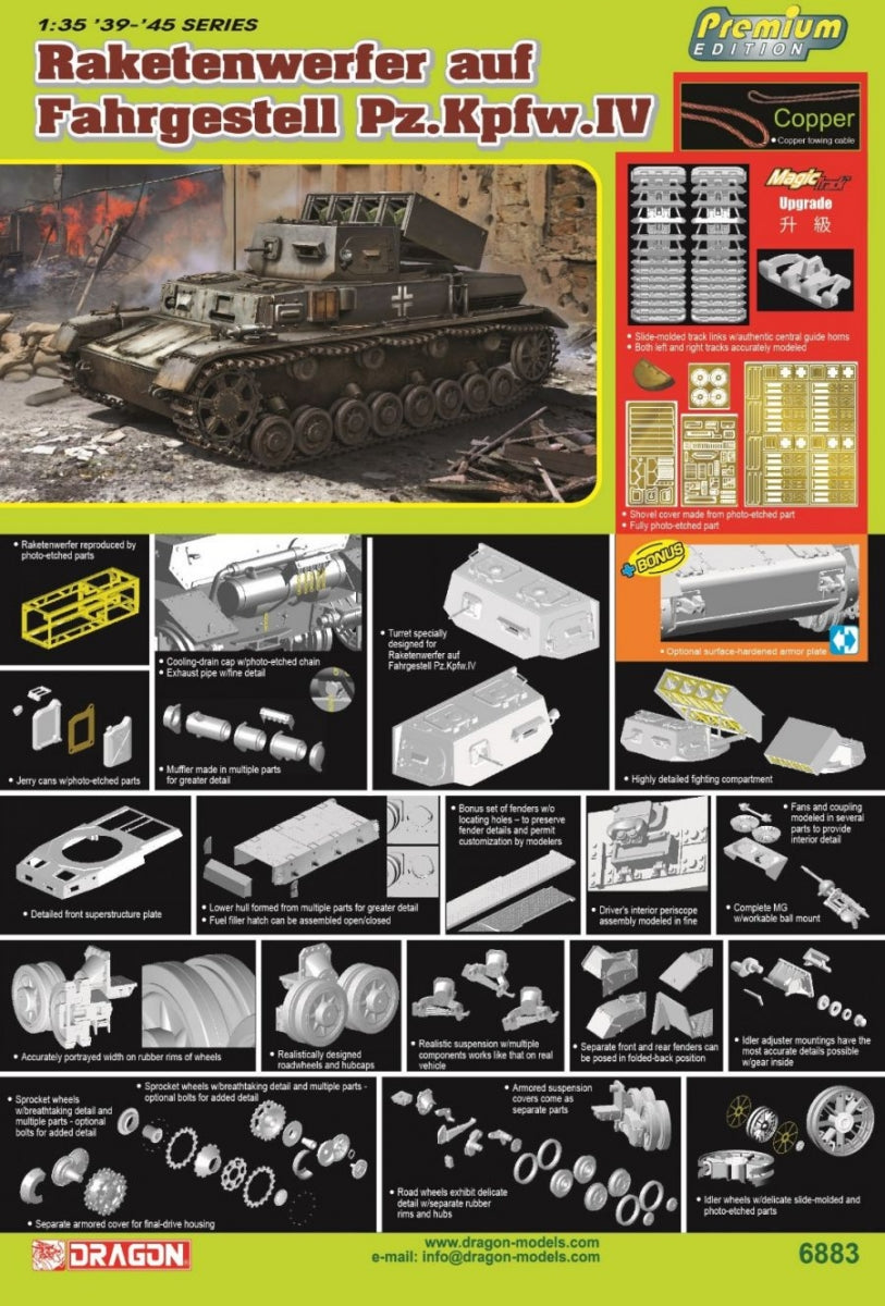 Dragon 6883 Raketenwerfer auf Fahrgestell Pz.Kpfw.IV 1/35 – image 2