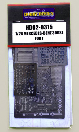Hobby Design HD02-0315 Mercedes-BENZ 300SL Detail Parts (for Tamiya) 1/24 – Bild 2