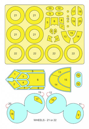 Omask 54071 I-16 type 5 mask (for Zvezda) 1/48 – immagine 2