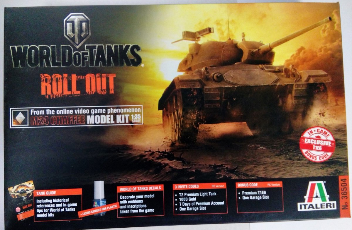 Italeri 36504 World of Tanks-M24 Chaffee – immagine 2