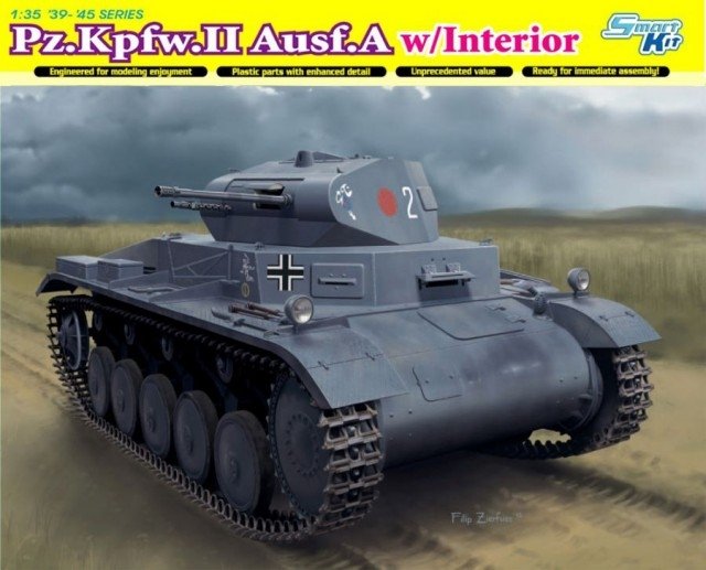 Dragon 6687 Pz.Kpfw. II Ausf. A w/Interior 1/35