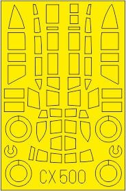 Eduard CX500 Q1W1 Tokai / Lorna FINE MOLDS 1/72
