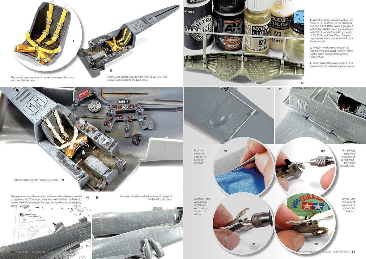 AK Interactive AK2921 ACES HIGH ISSUE 11 FW 190 DER WÜRGER (Anglais) – image 3