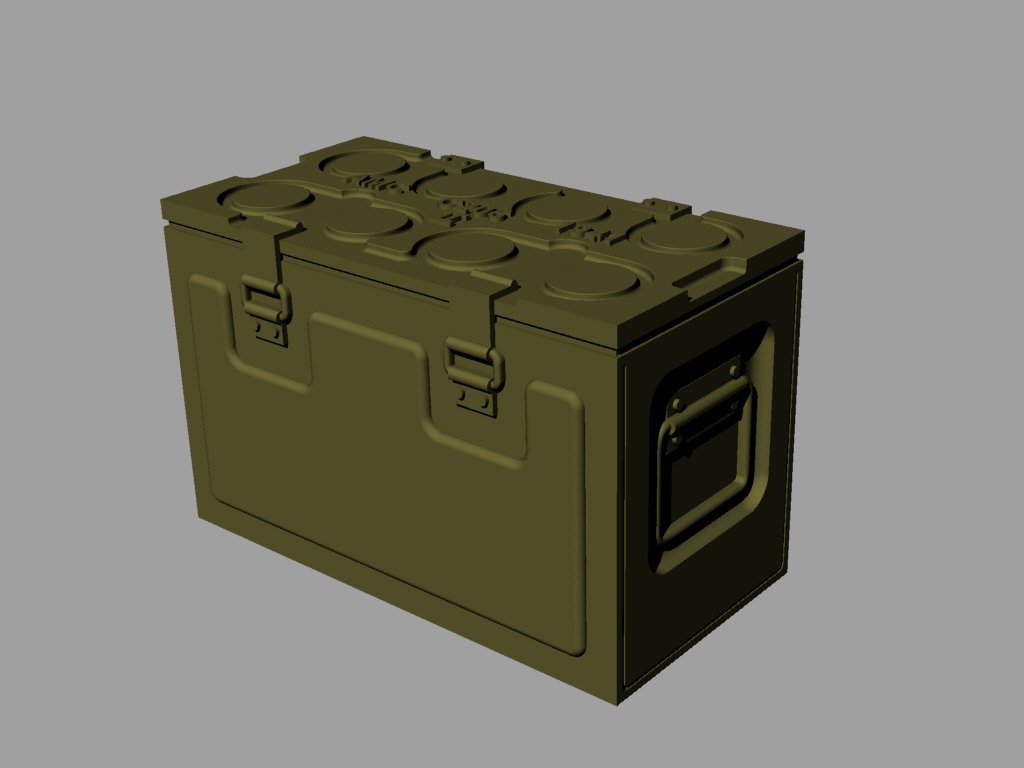 Panzer Art RE35-185 C206 British Ammo Boxes (25 Pdr Gun) 6pcs 1/35 – zdjęcie 2