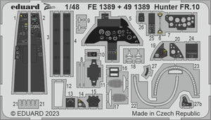 Eduard FE1389 Hunter FR.10 Airfix 1/48