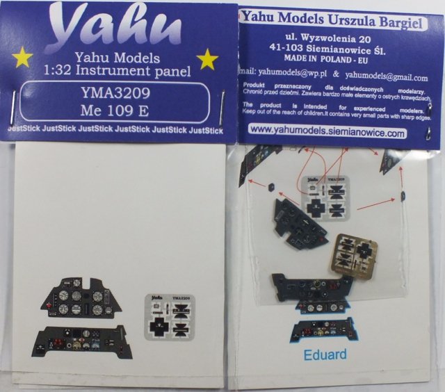 Yahu YMA3209	Me 109 E (Eduard) 1/32