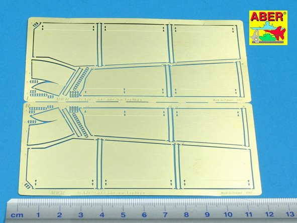 Aber 35A041 Osłony boczne do Jagdtiger 1/35 – immagine 2