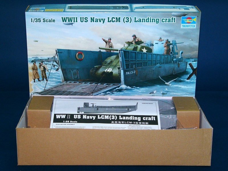 Trumpeter 00347 WWII US Navy LCM (3) Landing 1/35 – Bild 2