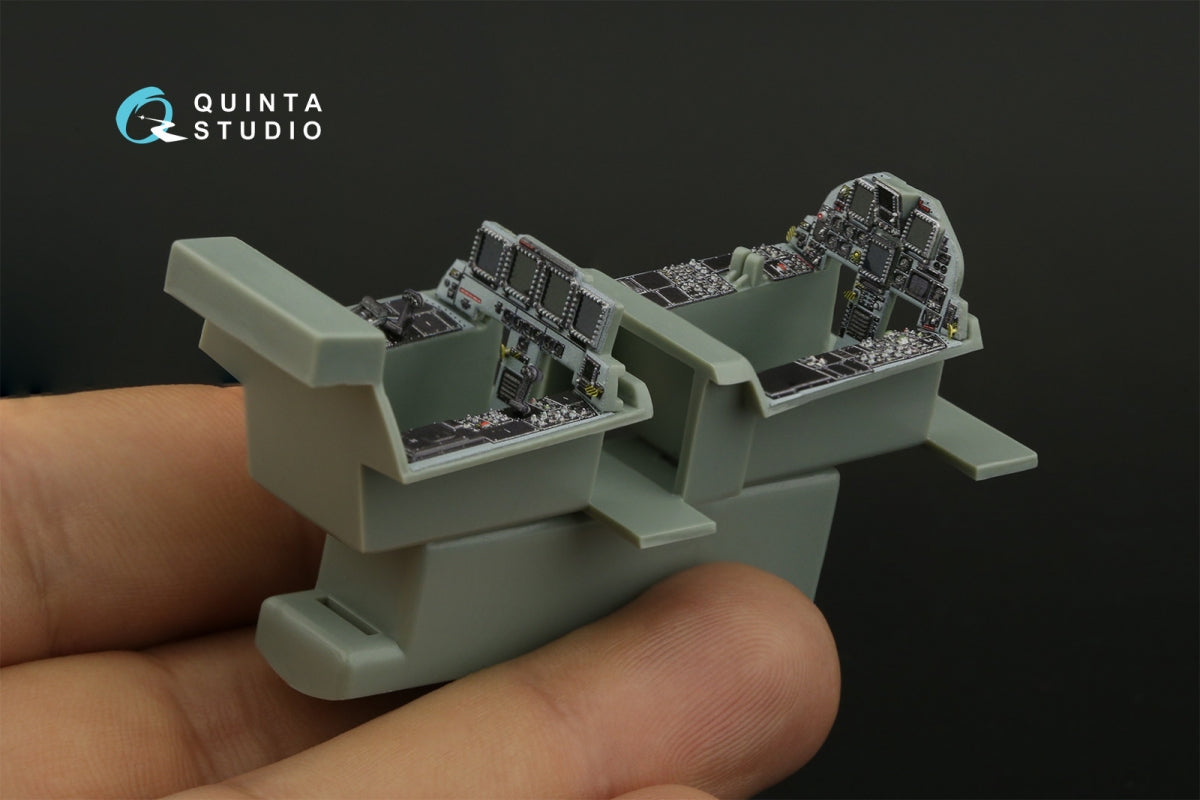 Intérieur coloré imprimé en 3D pour F-15E de Quinta Studio QDS-48426 sur papier décalcomanie (Academy) (Petite version) 1/48  – image 9