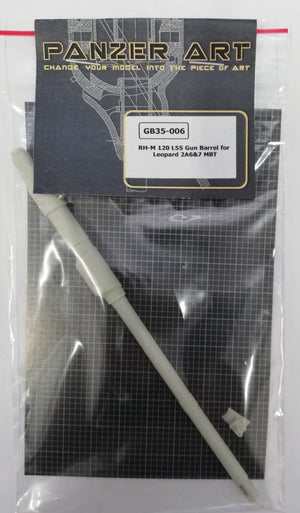 Panzer Art GB35-006 Rh-M 120 L55 Gun barrel for Leopard 2A6&amp;amp;7 MBT 1/35
