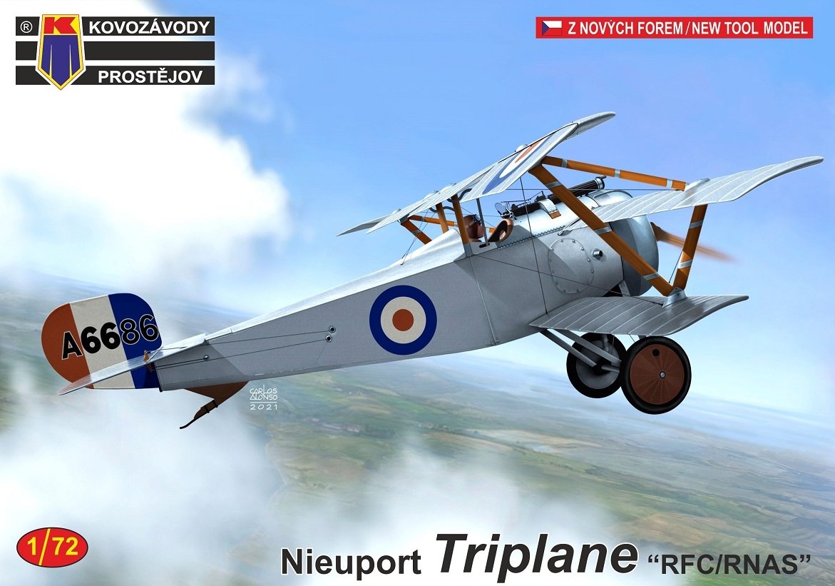 Kovozavody Prostejov KPM0255 Triplan Nieuport « RFC/RNAS » 1/72