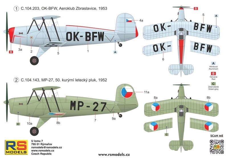 RS Models 94013 Aero C-104 1/72 – zdjęcie 2