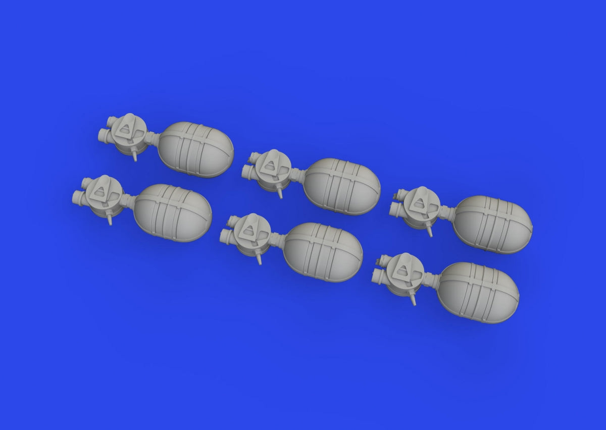 Eduard 632199 WWII USAAF oxygen cylinder A-4 PRINT 1/32 – zdjęcie 2